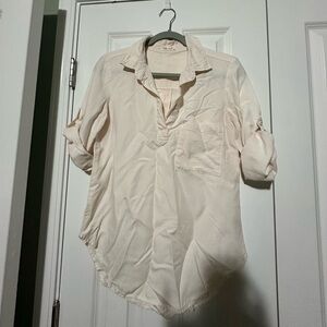 Bella Dahl Cream Blouse Size XS